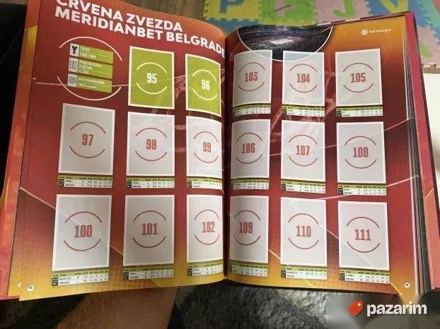 EUROLEAGUE 2025/2026 nov album tvrde korice HARDCOVER odlica 2
