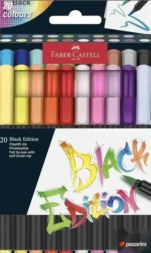 Glanc novo FABER CASTELL 116452 Flomaster black Edition 1/20
