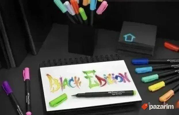 Glanc novo FABER CASTELL 116452 Flomaster black Edition 1/20 3
