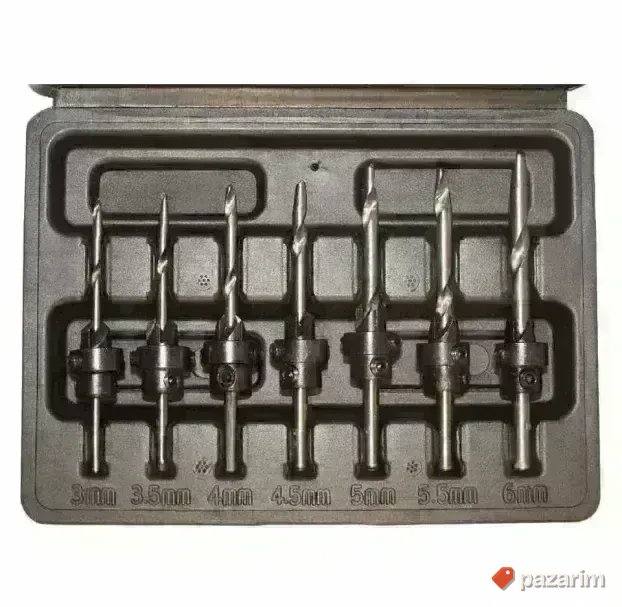 7 burgija za drvo sa podesivim granicnikom PARKSIDE ORIGINAL 2