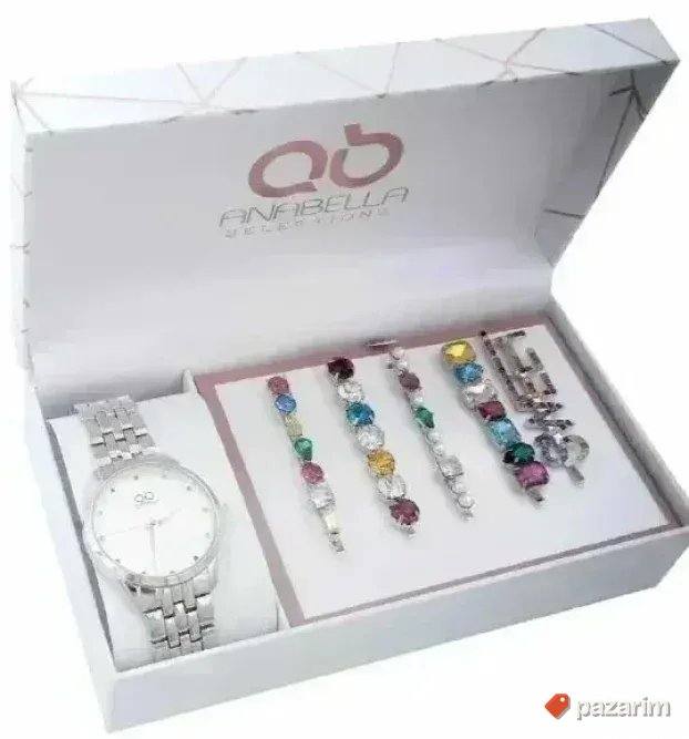 STATOVAC set-rucni sat i ukosnice-srebrna boja 505059 NOVO 2