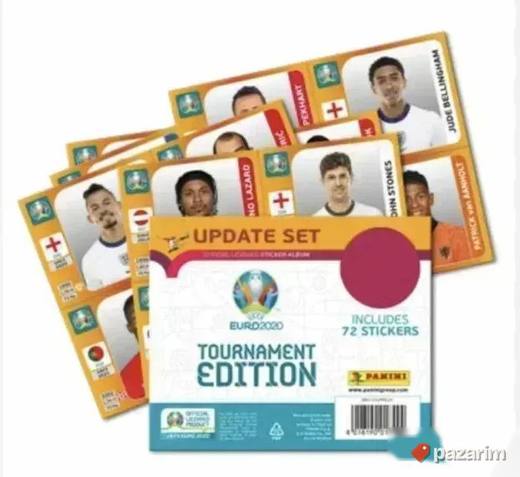 EURO 2020 Panini UPDATE set od 72 sličice Dodatne slicice