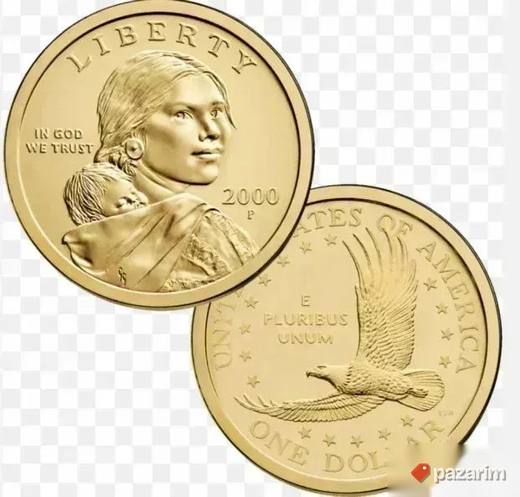 RETKO kovanica JEDAN Usa DOLAR One dollar coin America RETKO