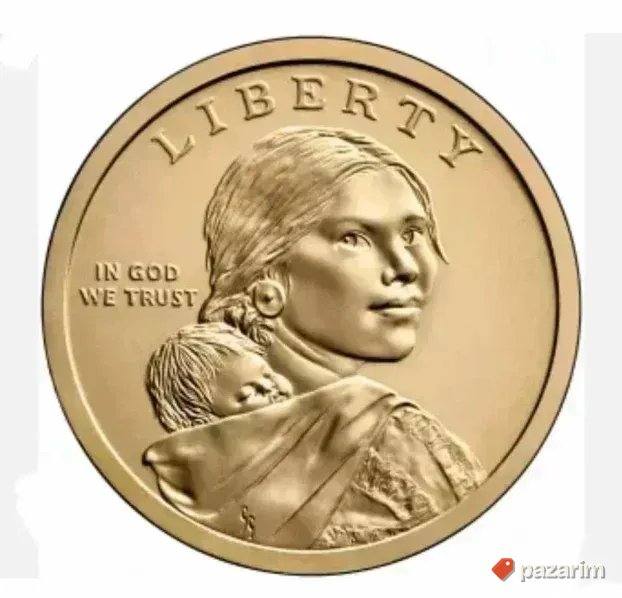 RETKO kovanica JEDAN Usa DOLAR One dollar coin America RETKO 2