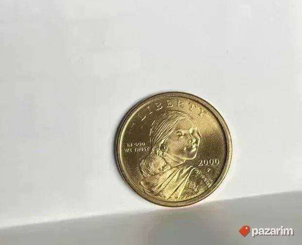RETKO kovanica JEDAN Usa DOLAR One dollar coin America RETKO 3