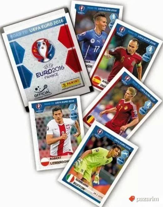 ROAD to Euro 2016 Panini 50 kesica RETKA kolekcija original