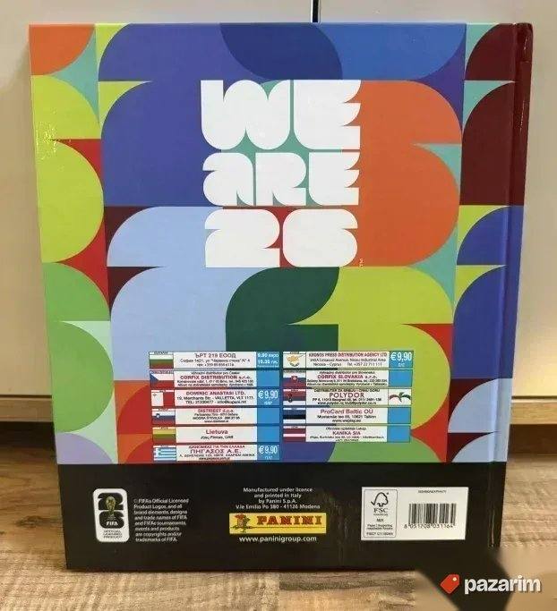 Glanc NOV Hardcover album World Cup 2026 tvrdokoriceni album 2