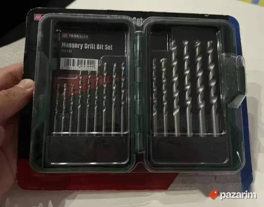NOV set od 15 burgija za kamen u mini koferu PARKSIDE origin