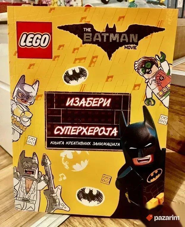 BATMAN LEGO knjiga The LEGO Batman Movie IZABERI SUPERHEROJA 1