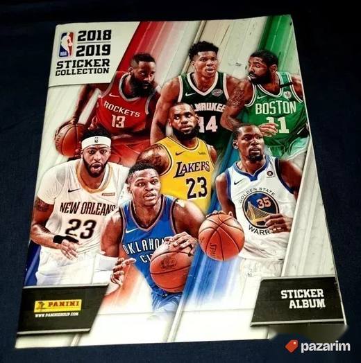 NBA sezona 2018/2019 kompletan slicica i prazan album 6000 d