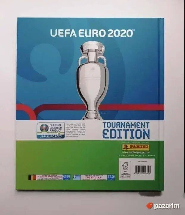 Euro 2020 Panini - hardcover album Tvrdokoriceni album NOVO 2