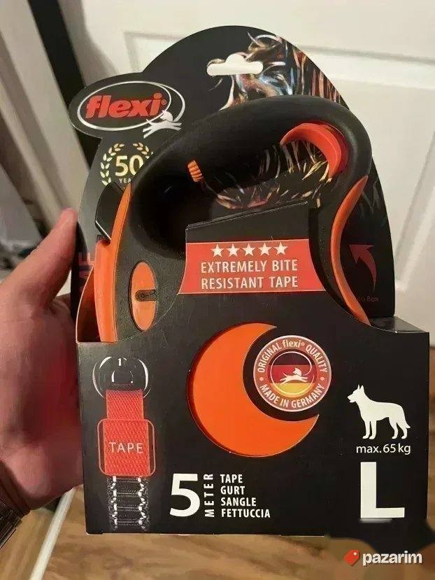 NOV povodac FLEXI XTREME za kuce do 65kg,5 metara traka NOVO 4