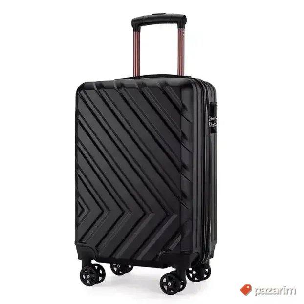 NOV KABINSKI Kofer Travel Crne boje, visina kofera 56 cm NOV 3