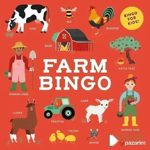 NOVA EDUKATIVNA igra BINGO FARM Family game na engleskom /\/