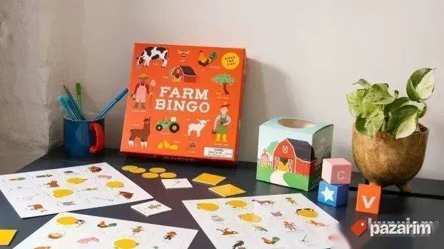 NOVA EDUKATIVNA igra BINGO FARM Family game na engleskom /\/ 3