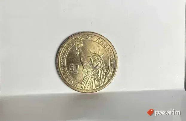MNOGO RETKA kovanica JEDAN Usa DOLAR George Washington RaRe 3