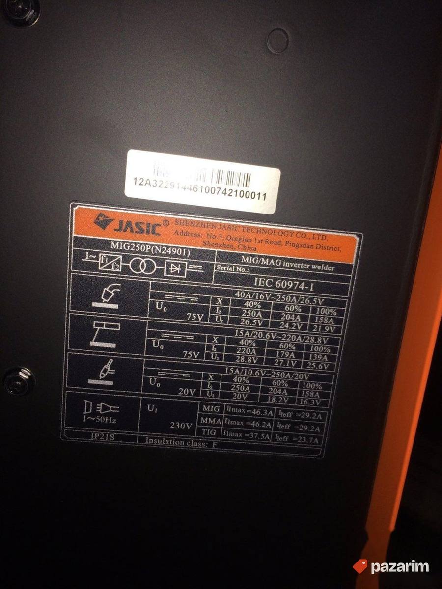 Aparat MIG250P digi NEW (1F MIG/MAG/REL) 6
