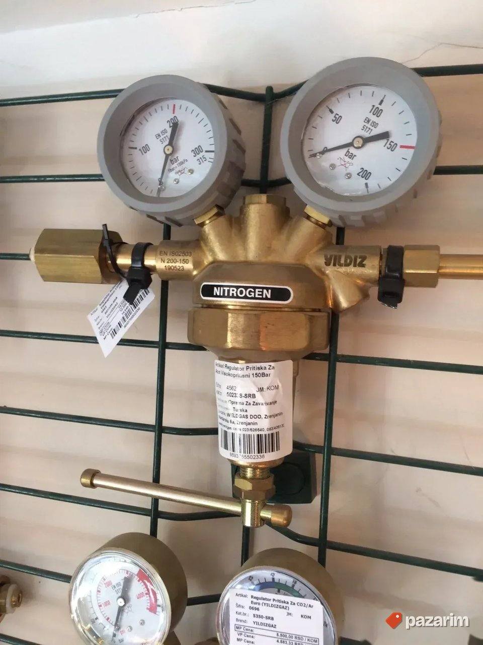 Regulator Pritiska Za Azot Visokopritisni 150Bar (YILDIZGAZ) 1