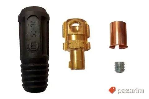 Konektor dinse 50-70mm muški na kabl marke JASIC 2