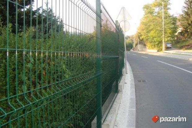 Panelne Ograde 153 cm x 250 cm ZELENA i SIVA 5