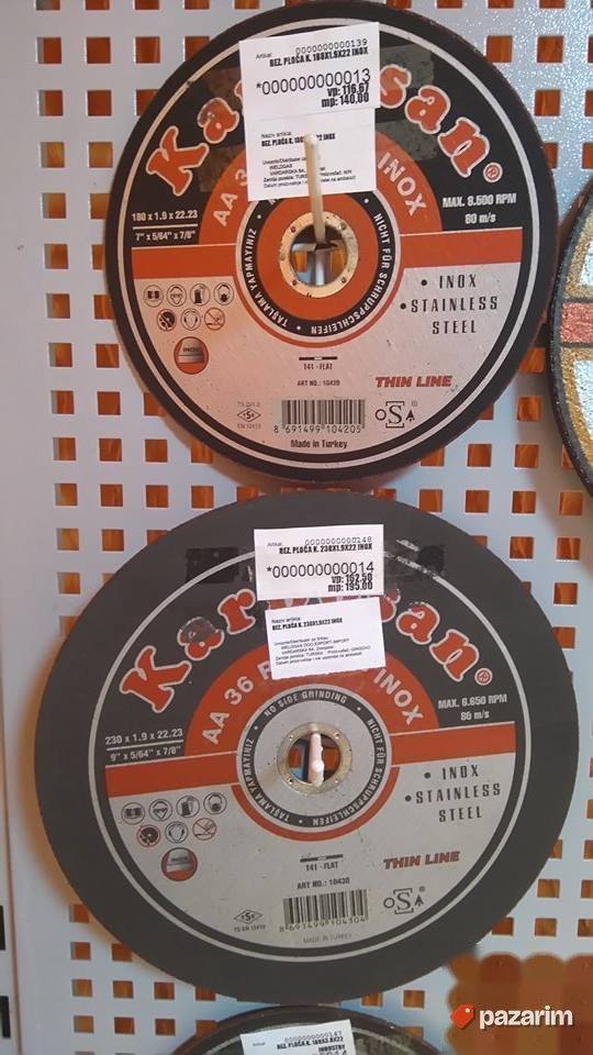 Rezne i brusne ploče Karbosan 3