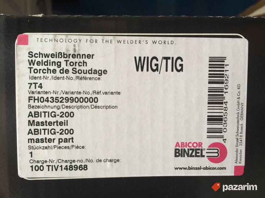 TIG gorionik A.B. Abitig 200 4
