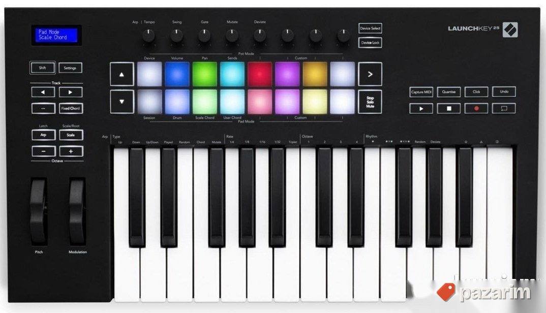 Novation Launchkey 25 Mk3 MIDI USB Klavijature 1