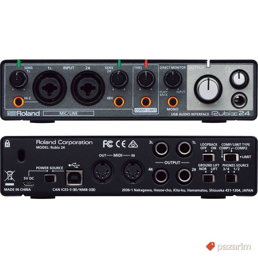 Roland Rubix-24 High Resolution USB audio interface 2in 4out 2