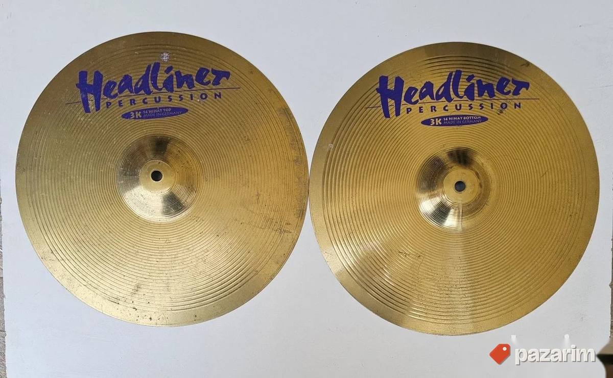 Headliner Brass 14" hi hat 1