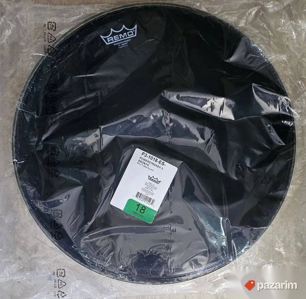 Remo 18" Powerstroke 3 Ebony 1
