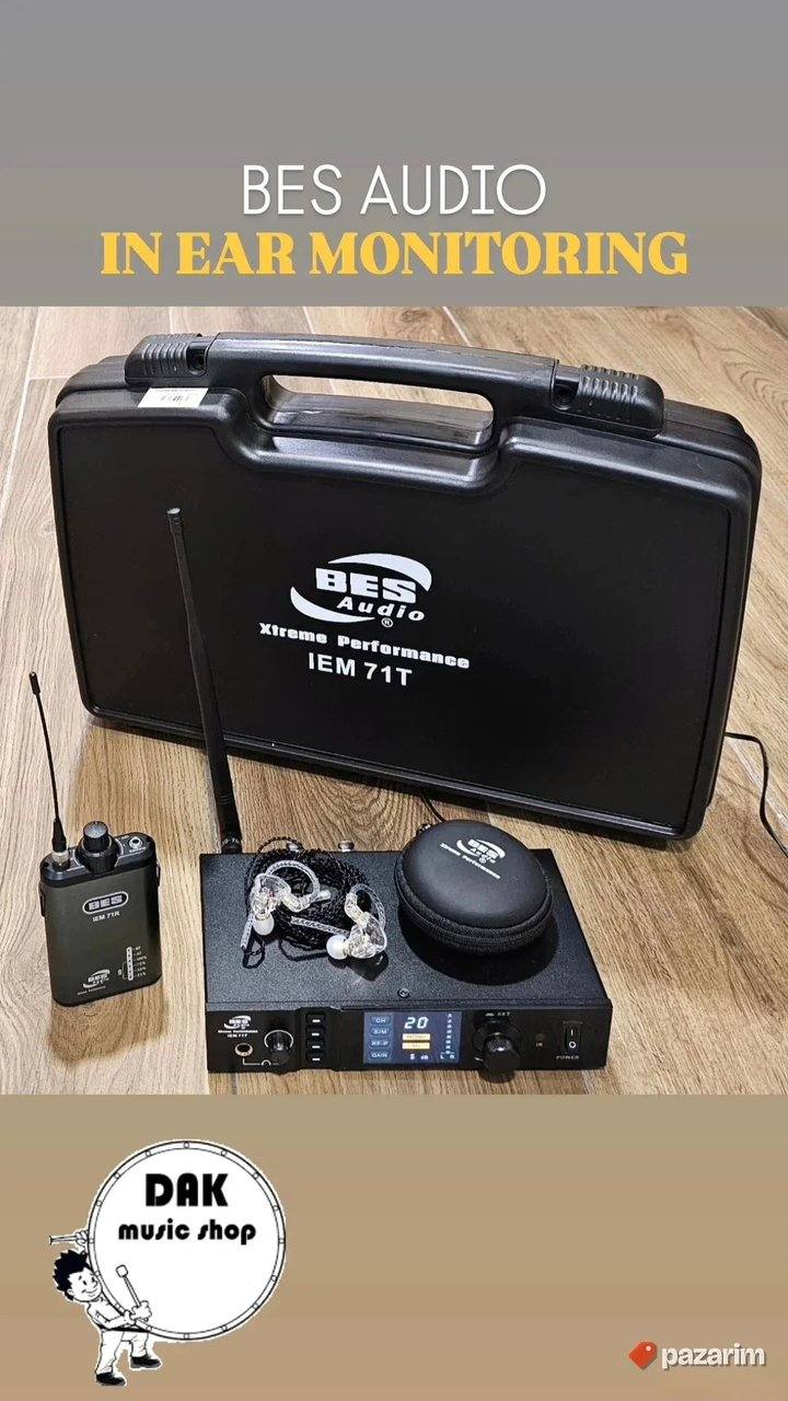 BES AUDIO IEM71 in ear monitoring 2