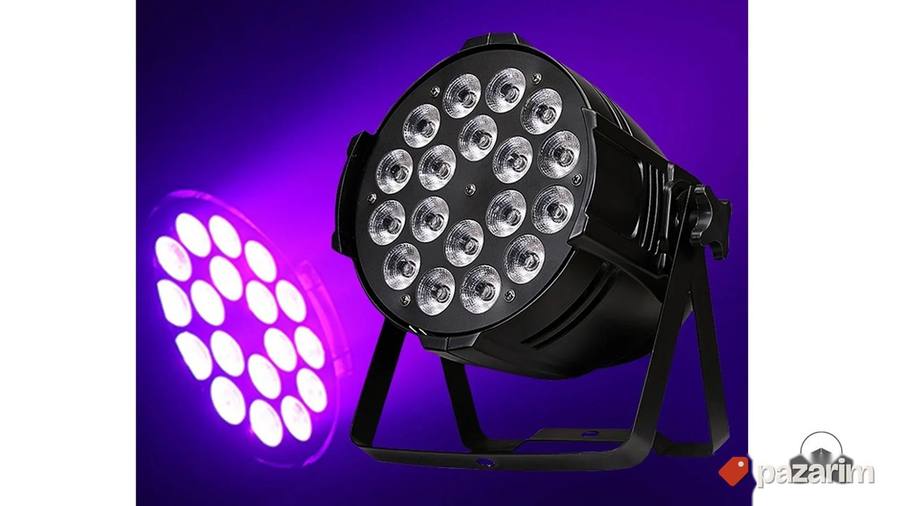 Master Light MLMC162 Led Par 18x12w RGBW 3