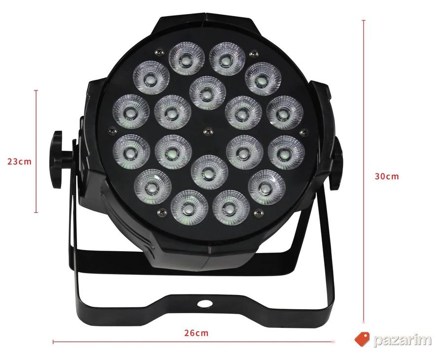 Master Light MLMC162 Led Par 18x12w RGBW 4