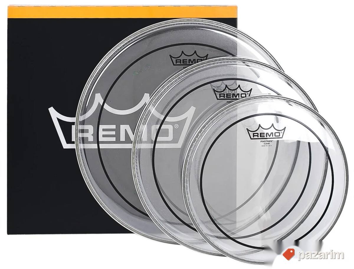 Remo PP-0912-PS Pinstripe Clear set 1