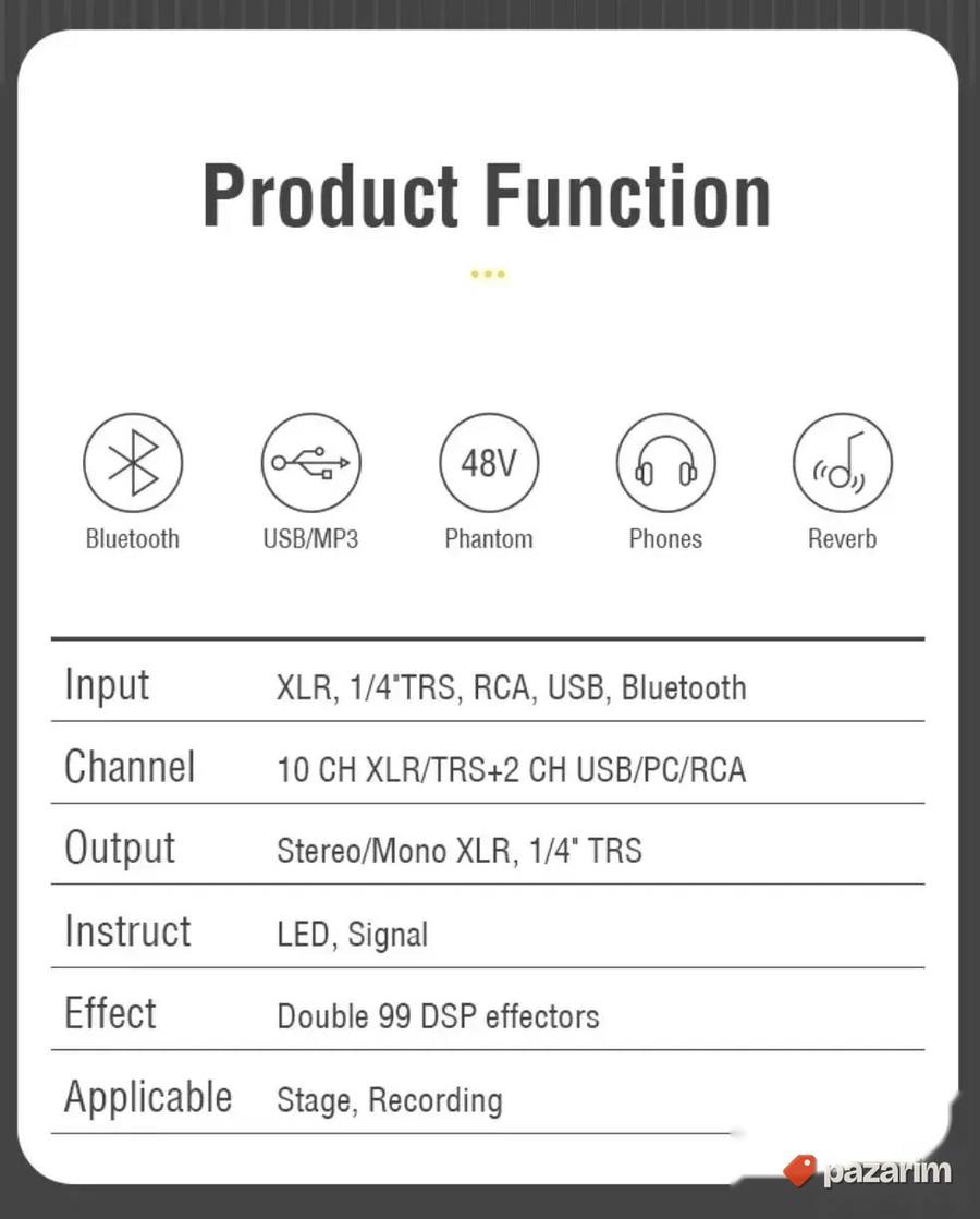 FBW DC12A audio mikseta 2