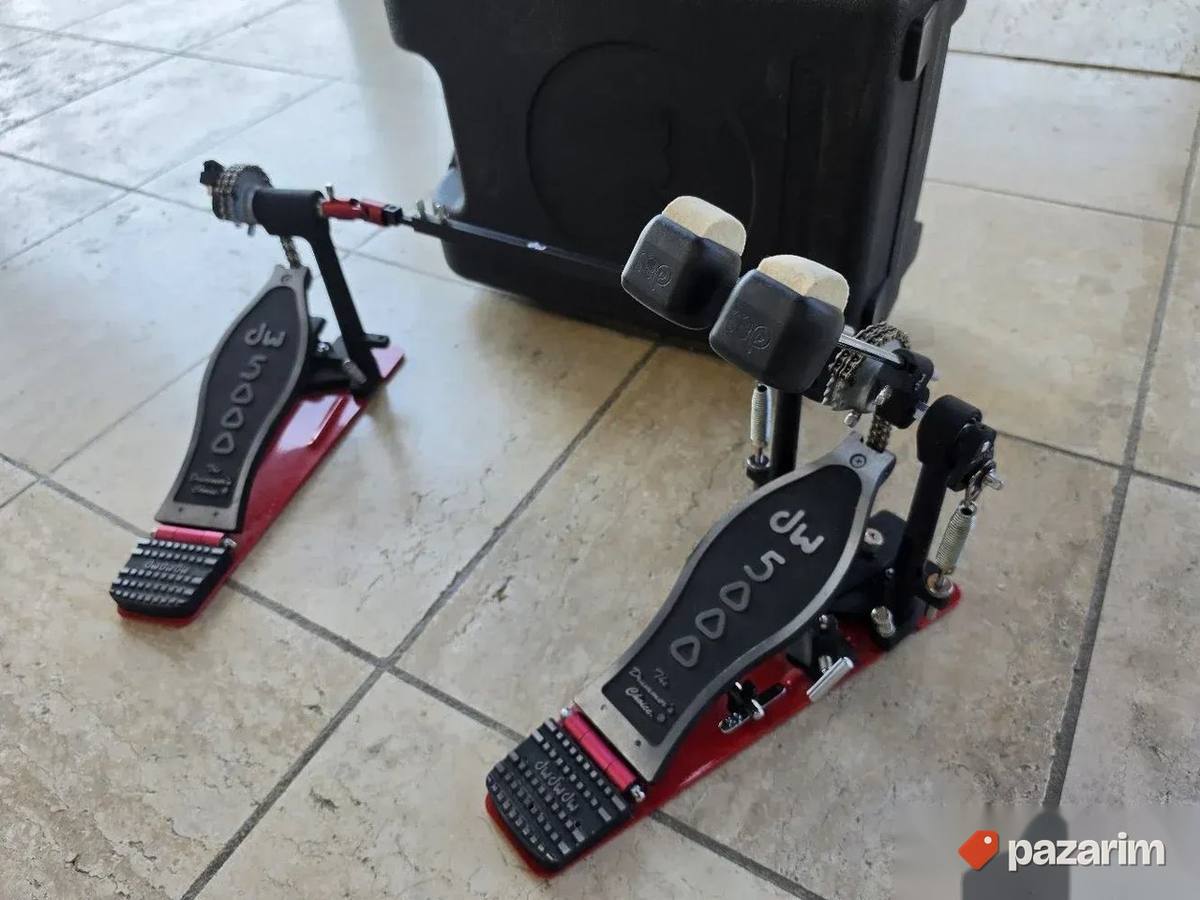 DW 5000 dupla bas pedala 1