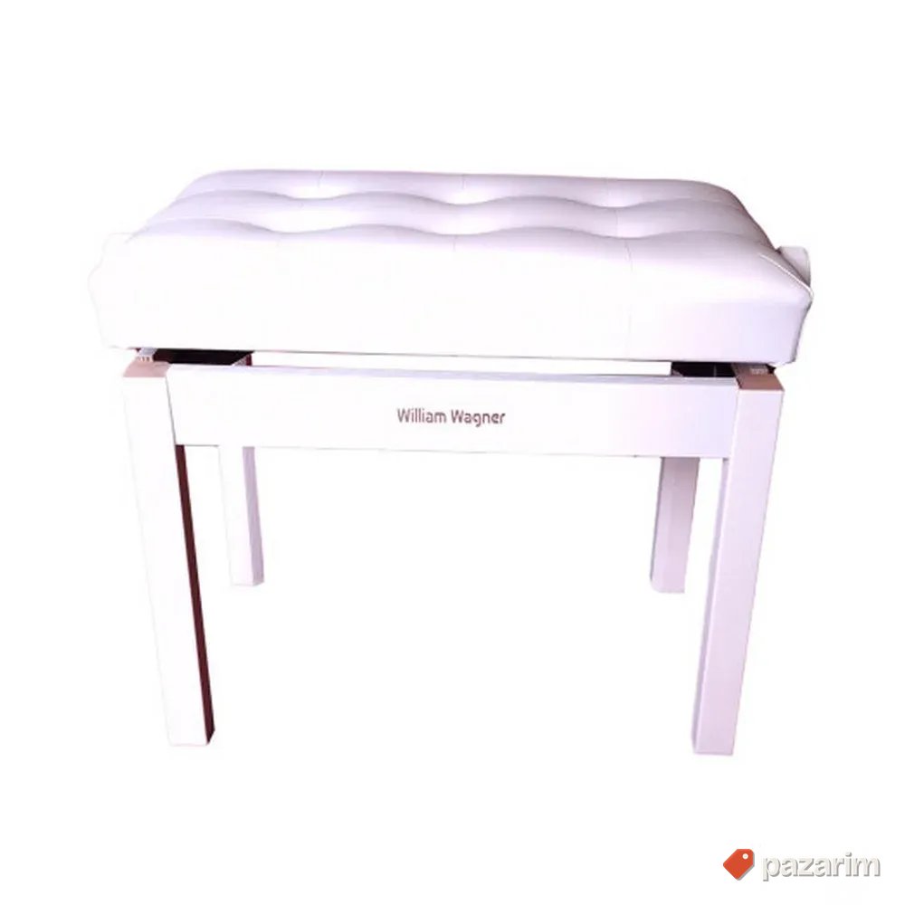 William Wagner Piano Bench PB20 WH Klavirska stolica (bela) 1