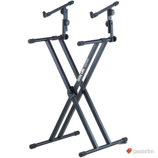 Quiklok 642 BK dupli X stalak za 2 klavijature