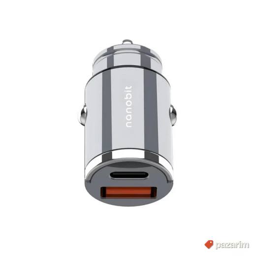 Auto punjač Nanobit NB104 USB i PD 30W