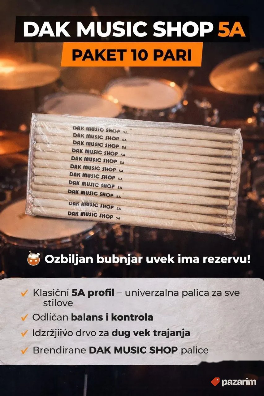 AKCIJA - DAK palice za bubanj 1