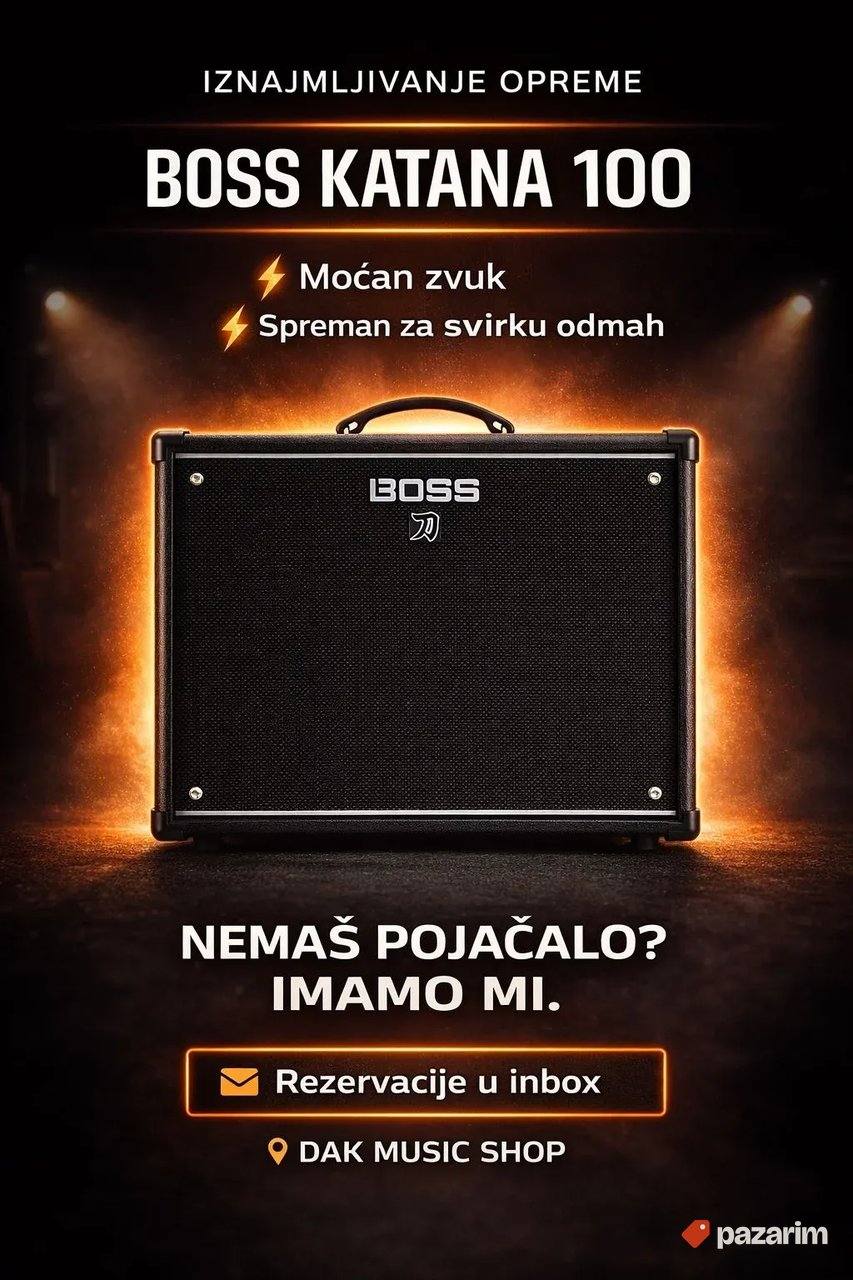 Iznajmljivanje gitarskog pojacala BOSS KTN100 1