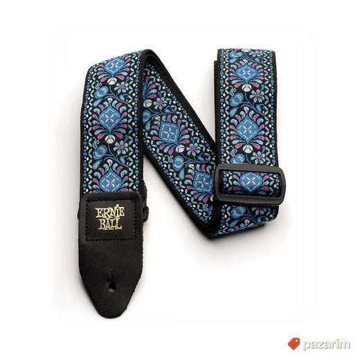 ERNIE BALL 4097 JACQUARD Indigo Orchid - kaiš za gitaru