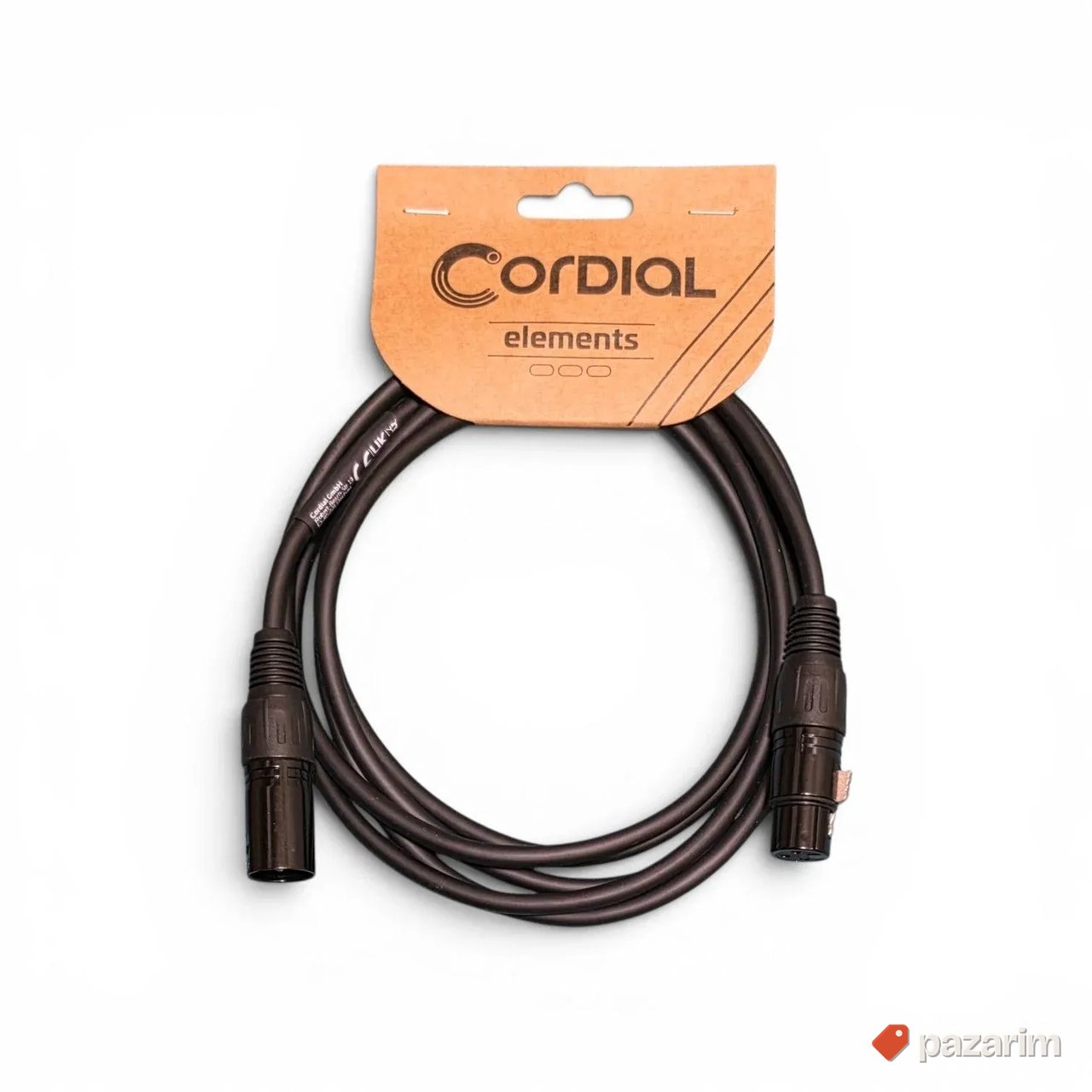 CORDIAL mikrofonski kabl 2.5m 1