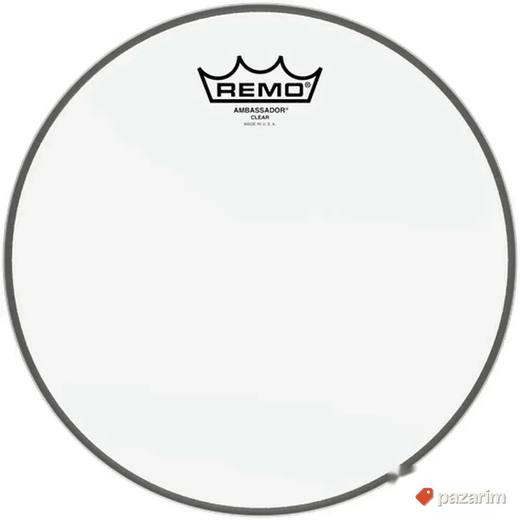 10" Remo Ambasador Clear