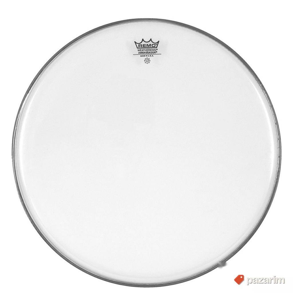 8" Remo Ambasador clear 1