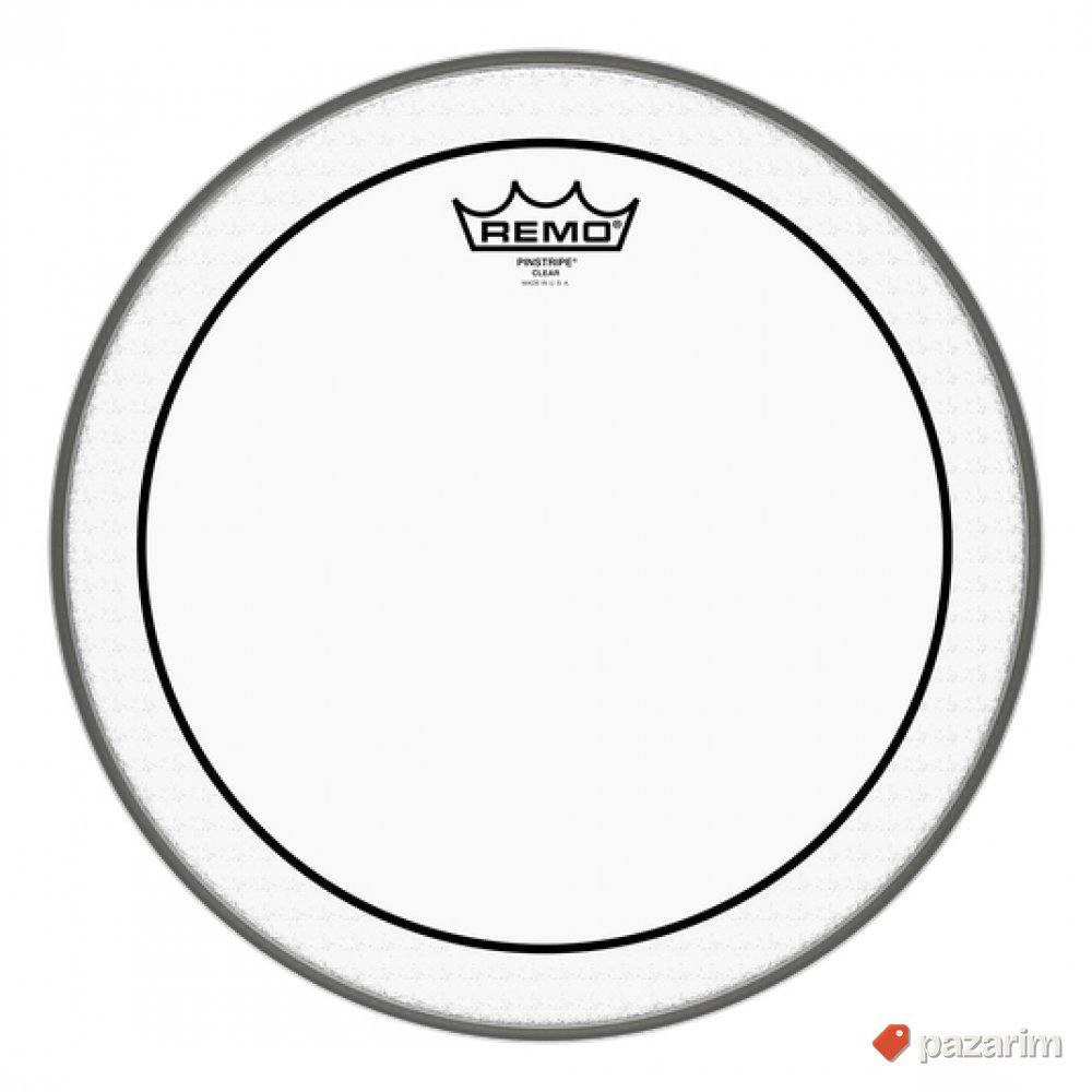 13" Remo Pinstripe clear 1