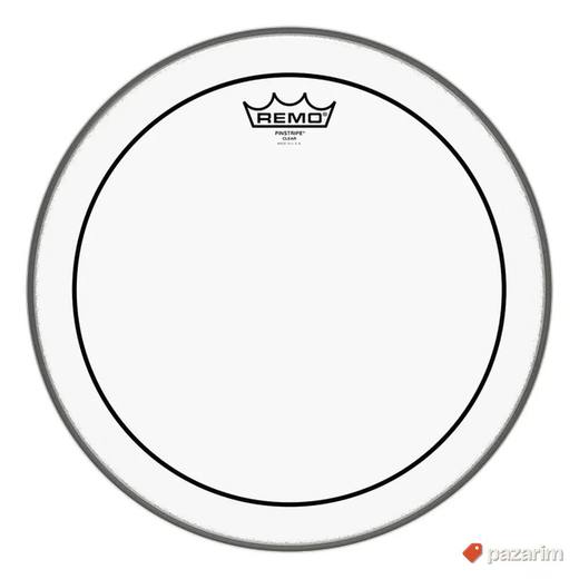 12" Remo Pinstripe clear