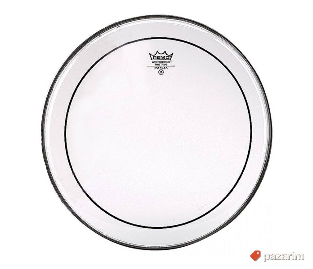 14" Remo Pinstripe clear 1
