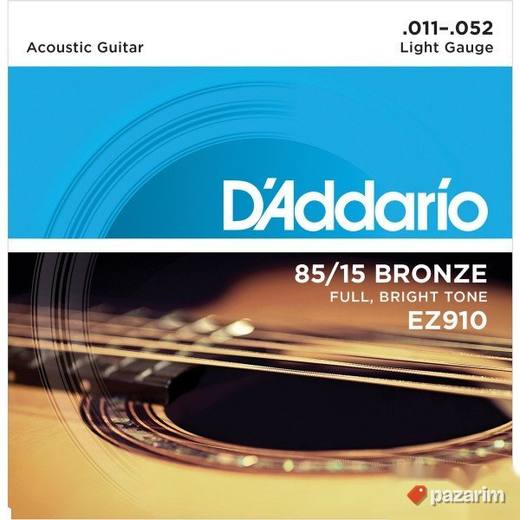 D'Addario EZ910 zice za akusticnu gitaru