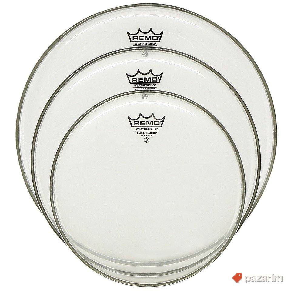 Remo PP-1182-BA Propack Ambasador 10",12",14" 1